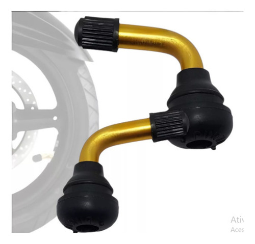 1x Bico Válvula Pneu Sem Câmara De Ar Para Scooter