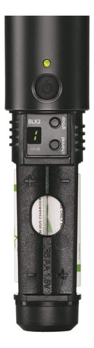 Micrófono Inalámbrico Shure Blx24-pg58 Negro Negro