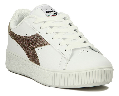 Diadora Champion Lifestyle Set Femenino - Blanco/dorado