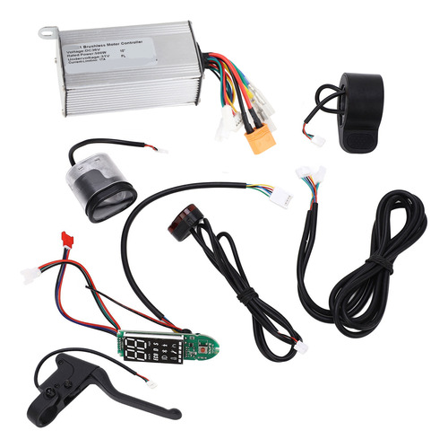 Kit De Controlador De Scooter Eléctrico De 7 Piezas, 500 W,