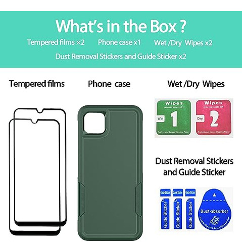 Funda Para Galaxy A04e Verde Delgado Uso Rudo