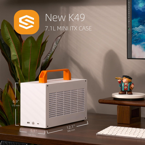 Sgpc Itx Mini Caso - Nova Versão Do K55, Compatível Com Gpu