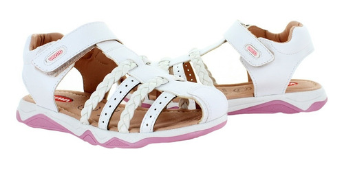 Imagen 2 de 8 de Vavito Sandalia Casual Blanco/rosa Para Niña 80856