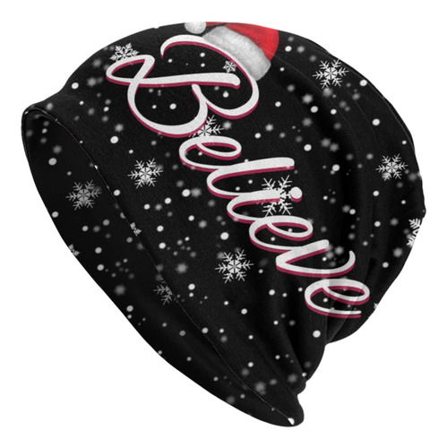 Gorro Christmas Believe Snowflake Para Quimioterapia Contra