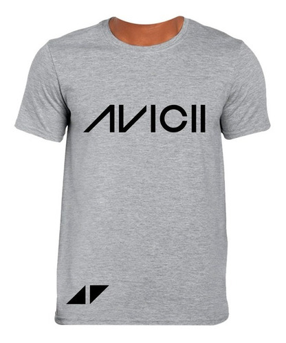 Camiseta Avicii Logo Hombre Algodón 100%