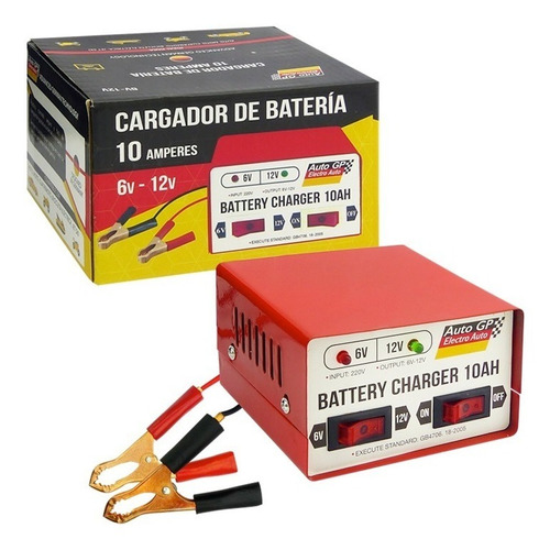 Cargador Bateria Auto 6-12 Volt 10 Ampere + Envio Gratis