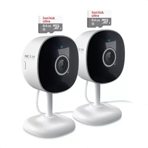 comprar Cámara Seguridad Wifi Smart 2k, Nexxt Nhc-i710 2pk + 2x64gb