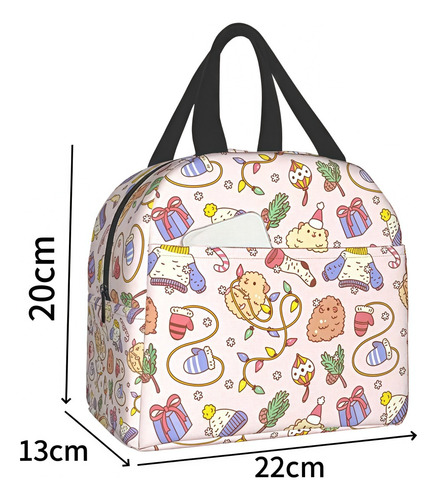 Bolsa De Almuerzo Aislante De Gran Capacidad Para Niños Y Ni