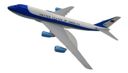 Avião Miniatura Metal Air Force One Coleção 