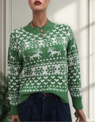Suéter Navideño De Navidad Ugly Sweater Christmas Tejido 2