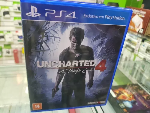 Uncharted 4 A Thief End Usado Original Ps4 Midia Física +nf