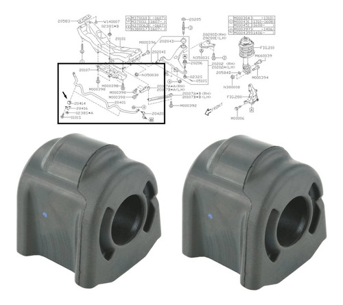 Bujes Barra Estabilizadora Subaru Xv 2013-2018 20414-sg000