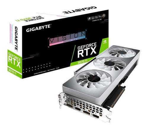 Tarjeta de video Nvidia Gigabyte  Vision GeForce RTX 30 Series RTX 3070 Ti GV-N307TVISION OC-8GD 8GB