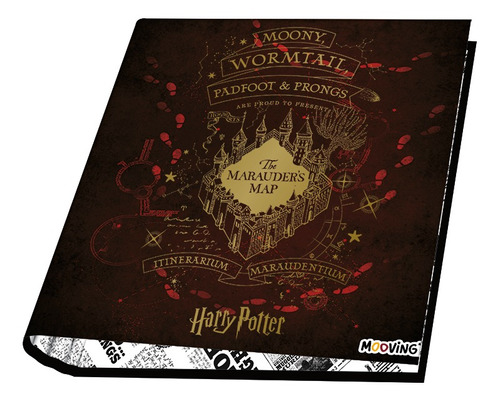 Carpeta A4 Mooving Harry Potter - Marauder's Mapa (nueva)