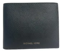 Comprar Cartera Hombre Caballero Michael Kors 9206 Color Negro Diseño De La Tela Liso