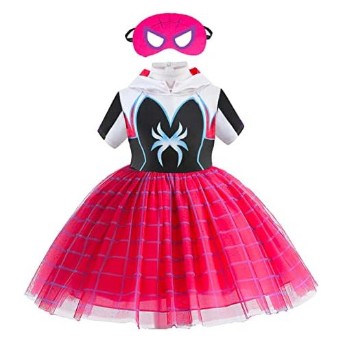 Disfraz De Fantasma Spider Princess Gwen Niñas Superhã...