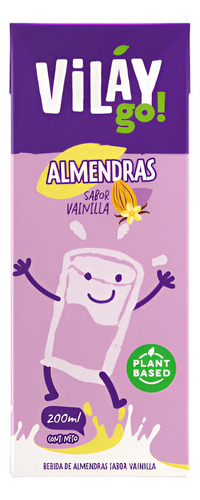 Bebida Vegetal Vilay Almendra - Sabores 200 Ml X 24 Unids