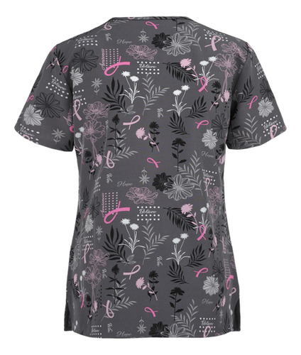 Blusa S Con Estampado De Uniforme De Trabajo Y Manga Corta C