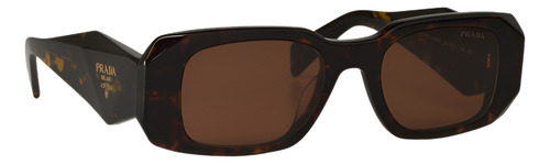 Lentes De Sol, Prada Spr 17w 2au-8c1 Symbole Rectangle Carey