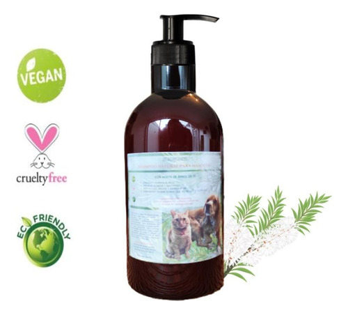 Shampoo Natural Para Mascotas Aceite Arbol De Te Ecologico 