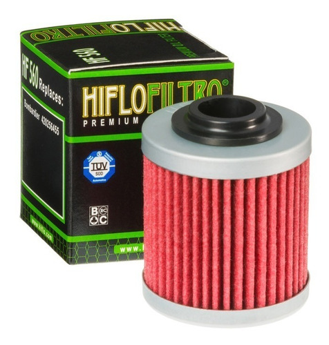 Filtro De Aceite Atv Can-am Hf560 Hiflofiltro