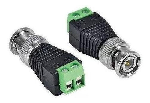 Kit 10 Conector Bnc Macho Com Borne