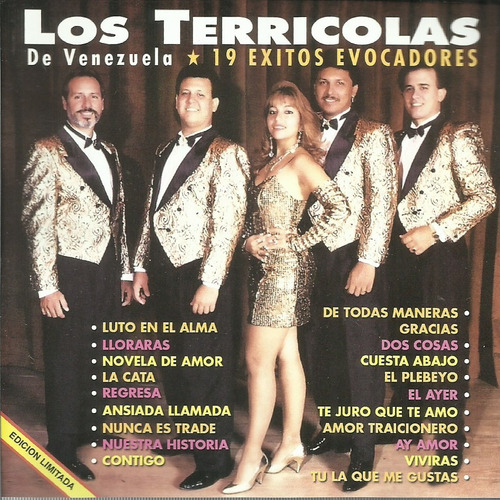 Los Terricolas De Venezuela 19 Éxitos Evocadores | Cd Música