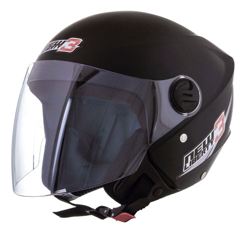 Capacete New Liberty Three 58 Preto Fosco Pro Tork