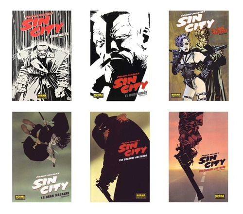 Comics Sin City - Pack X 6: Historias De La Película