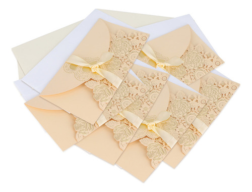 ~ Sobre Para Tarjetas De Invitación De Boda, 6 Juegos,