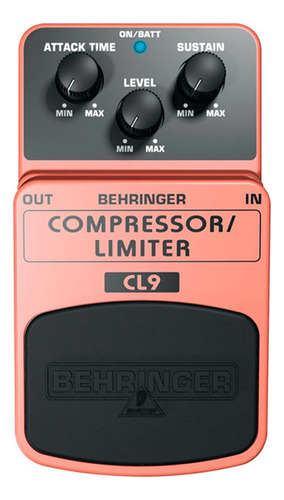 Pedal Guitarra Bajo Teclad Compresor Limitador Behringer Cl9
