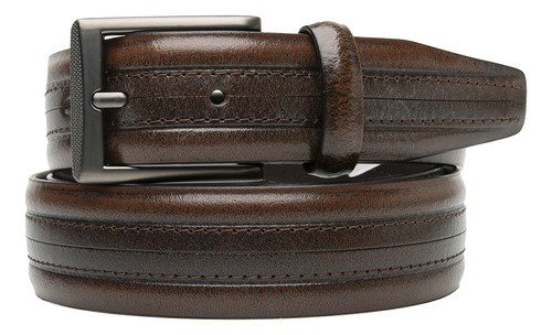 Cinturón 1 Vista Augusto Flexi Hombre - Estilo 110403 Color Cognac Talla 42