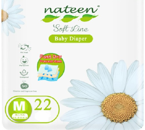 Nateen Soft Line Pants Talle M X 22 Unidades Tamaño Mediano (m)