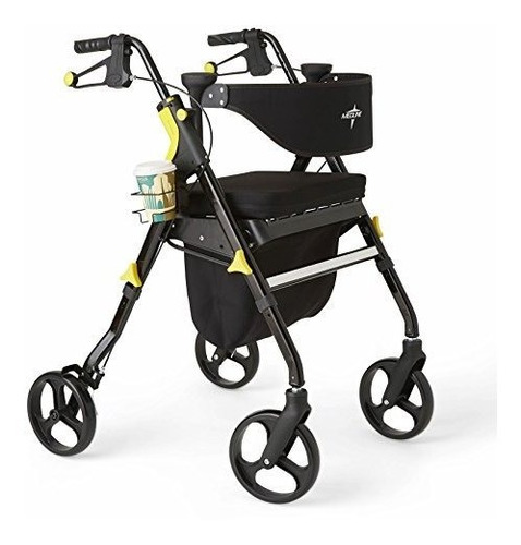 Medline Premium Empower Mobility Plegable Andador Walker Con