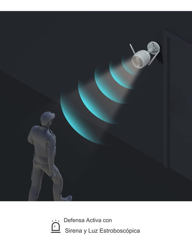 Cámara De Seguridad Exterior Ezviz H8c Wifi 2k 4mp