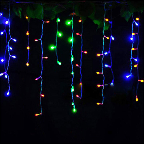 Nueva Cadena De Luces Colgantes Con Forma De Cortina Navideñ