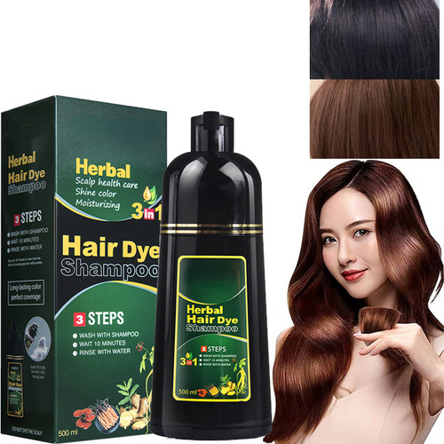 Champú Herbal Foam Para Teñir El Cabello