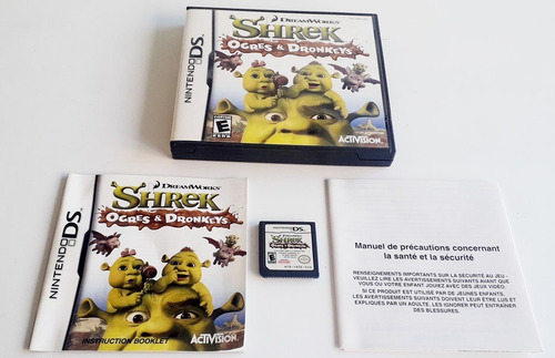 Juego Nintendo Ds Shrek Ogres & Dronkeys Físico En Caja