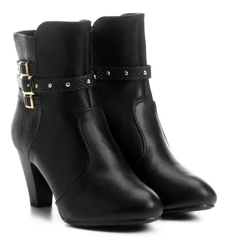 Bota mooncity cano curto salto sales