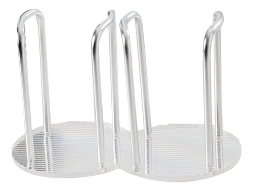 Organizador De Tazas Y Tapas Soporte Para Tazas Doble Plata