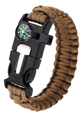 Pulsera Brujula Paracord Treking Supervivencia 5 En 1 Bj4