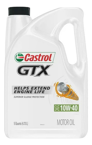 Aceite Castrol Gtx 10w40 4.73 Litros