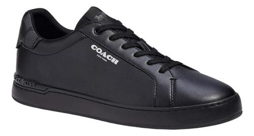 Tenis Coach Clip Low Top Negro Hombre Original