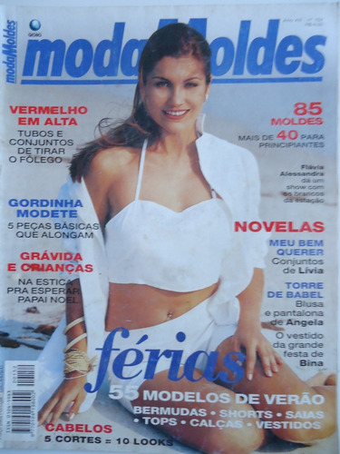 Revista Moda Moldes 152 - Flavia Alessandra - C/ Os Moldes 