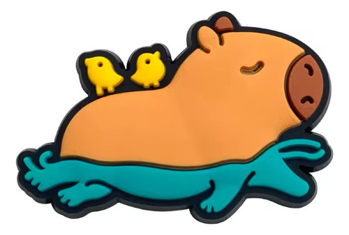 Pins Para Crocs Botons Enfeite Capivara Aleatórios Kit 5 Diversos Capivaras