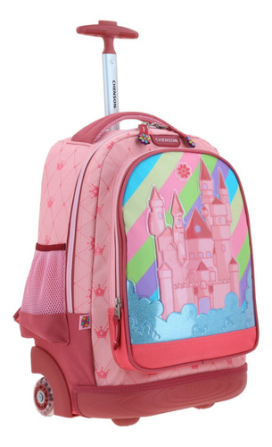 Mochila Chenson Ruedas Primaria Happy Girl Cast Hg66495-p