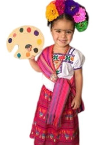 Vestido Mexicano Niña Disfraz Catrina. Blusa+ Rebozo + Falda | Envío gratis Vestido Mexicano Niña Disfraz Catrina. Blusa+ Rebozo + Falda | Envío gratis