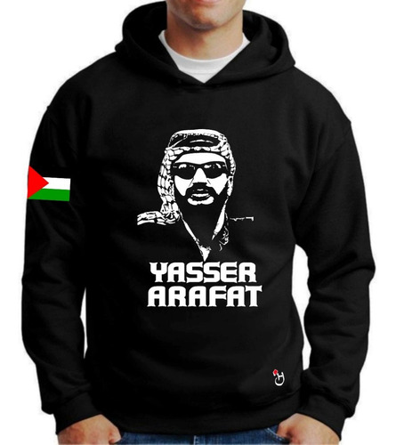 Buzo Canguro Frisa Premium. Palestina Arafata. Habibis