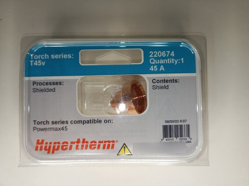 Hypertherm 220674 Shield /copa Metálica Externa P/powermax45