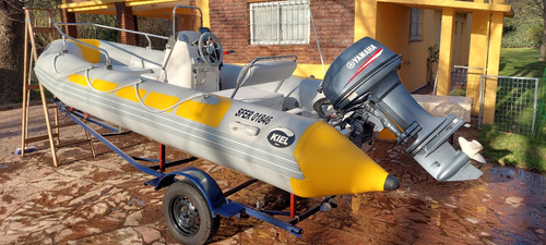 Semirrigido Kiel 4,60 Yamaha 40 Hp Trailer 9 Hs Uso Titular